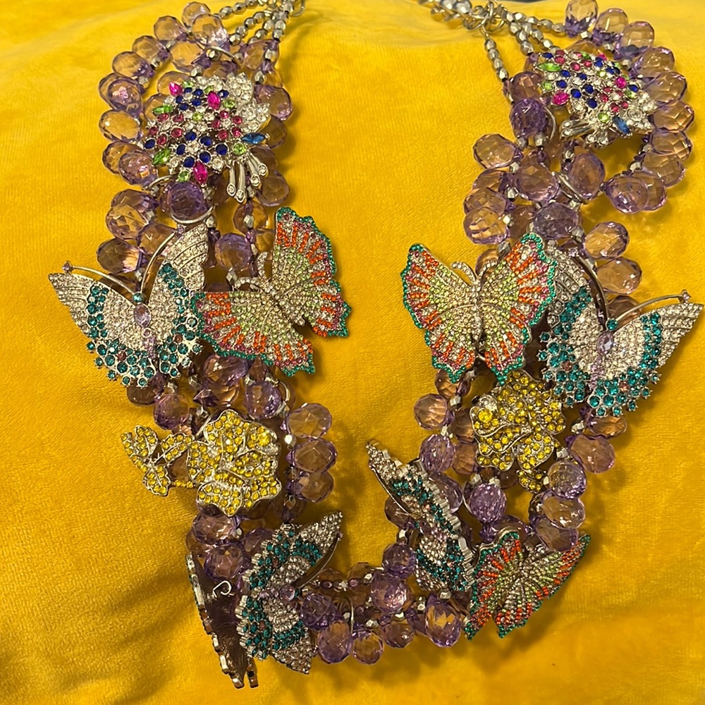 Sassy Jones Hadassa Luxe Butterfly Bib. Never worn.